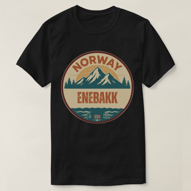 Enebakk, Norwegen T-Shirt (Design vorne)