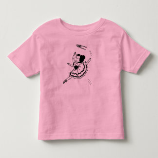 Energetic Ballerina Kleinkind T-shirt
