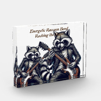 Energetic Raccoon Band: Rocking the Bühne! Fotoblock