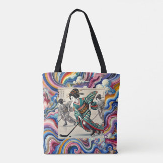 Energetic Ukiyo-e Tote Bag Tasche