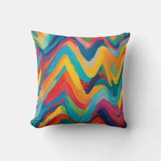 Energetic Zigzag im Multicolor-Kissen Kissen