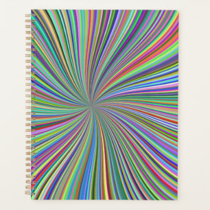 Énergétique Colorful Ribbon Sunburst