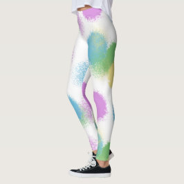 Energetische Candy Color Abstrakte Leggings