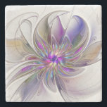Energetische, farbenfrohe Abstrakte Fraktal Kunst  Steinuntersetzer<br><div class="desc">Eine bunte,  mächtige Fantasiewelt,  ein einzigartiges Fraktal Kunst - Design für Ihren Vierkantstein Untersetzer und mehr.</div>