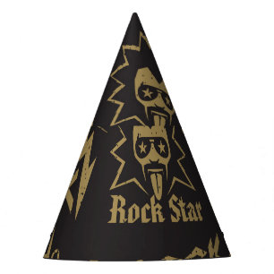 Energetische Rockmusik Partyhütchen