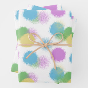 Energetisches Abstraktes Tapezierpapier Geschenkpapier Set