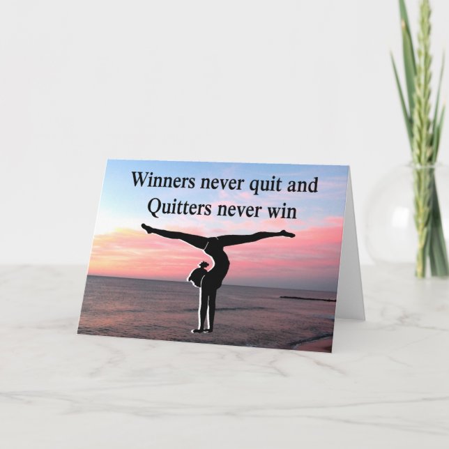 ENERGETISCHES GYMNNAST KARTE (Vorderseite)