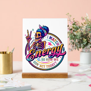 Energie Acrylschild