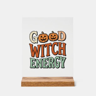 Énergie de bonne sorcière Design vectoriel Hallowe