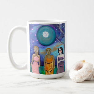 Energie des Mondes   Himmelsgestaltete Kunst Kaffeetasse