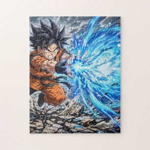 Energie-Explosion Anime Krieger