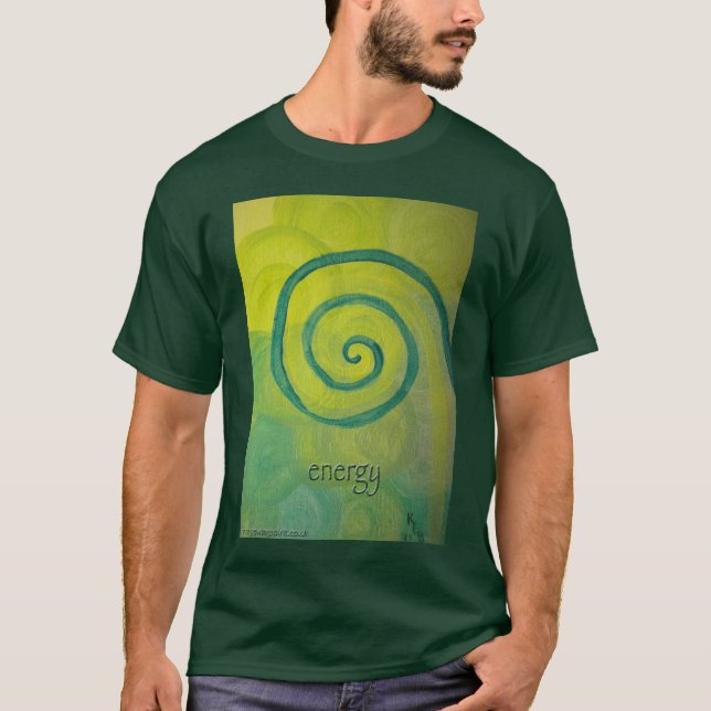"Energie" Geist-Kunst-T - Shirt (Vorderseite)