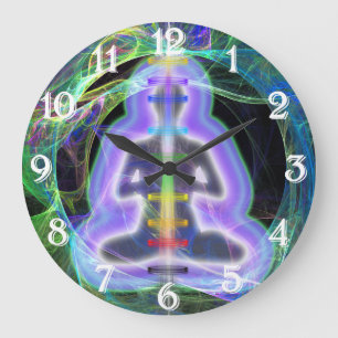 Energie Große Wanduhr