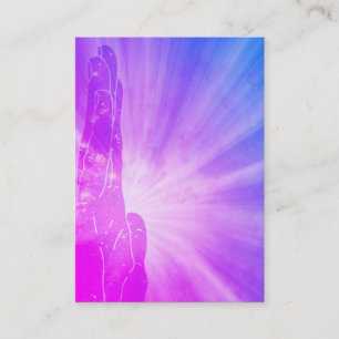 *~* Energie-heilende Hand, die Licht und Liebe Visitenkarte