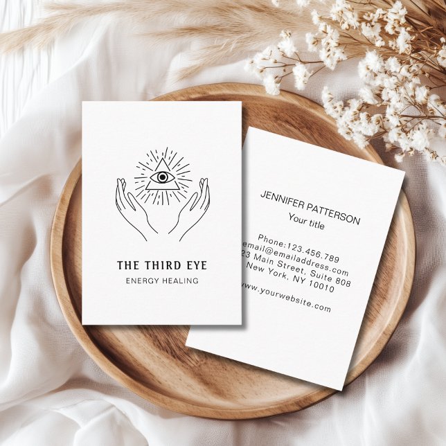 Energie Heiler Reiki Spirituell Visitenkarte (Energy Heiler Reiki Spirituell Business Card)