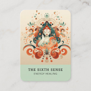 Energie Heiler Reiki Spirituelle Business Card Visitenkarte