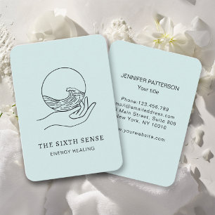 Energie Heiler Reiki Spirituelle Business Card Visitenkarte