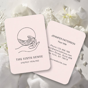 Energie Heiler Reiki Spirituelle Business Card Visitenkarte