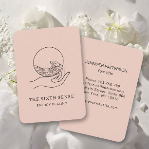Energie Heiler Reiki Spirituelle Business Card Visitenkarte