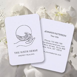 Energie Heiler Reiki Spirituelle Business Card Visitenkarte