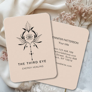 Energie Heiler Reiki Spirituelle Business Card Visitenkarte