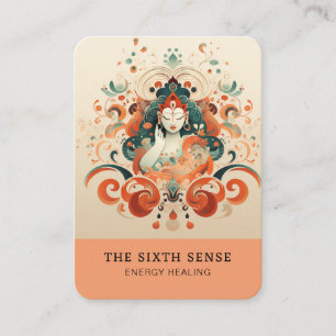 Energie Heiler Reiki Spirituelle Business Card Visitenkarte