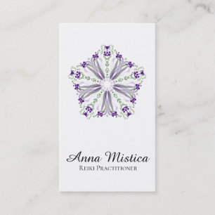 *~* Energie-Heiler-Yoga Reiki Massage-Mandala Visitenkarte
