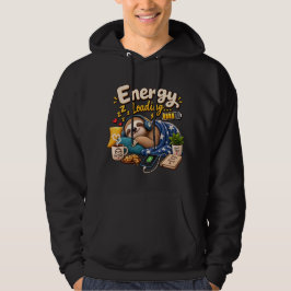 Energie-Lade-Schloth – Kuscheliger Niedrig-Energie Hoodie