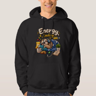 Energie-Lade-Schloth – Kuscheliger Niedrig-Energie Hoodie
