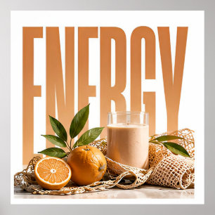 Energie-Luxus-Wellness-Editorial-Grafik Poster
