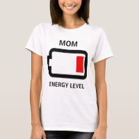 Energie-Niveau-Mama-Shirt
