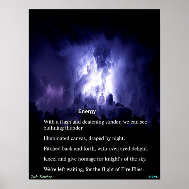 Energie Poster (Vorne)
