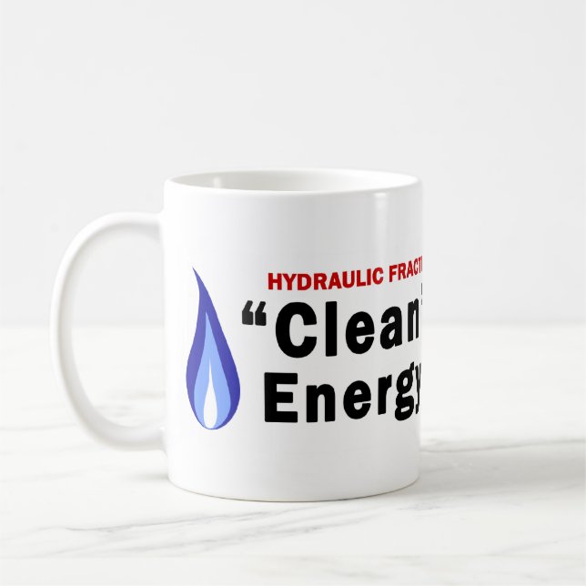 Énergie propre ; Tasse sale de l'eau (Gauche)