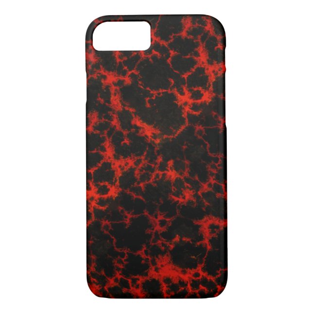 Energie-rote und schwarze Flammen Case-Mate iPhone Hülle (Rückseite)