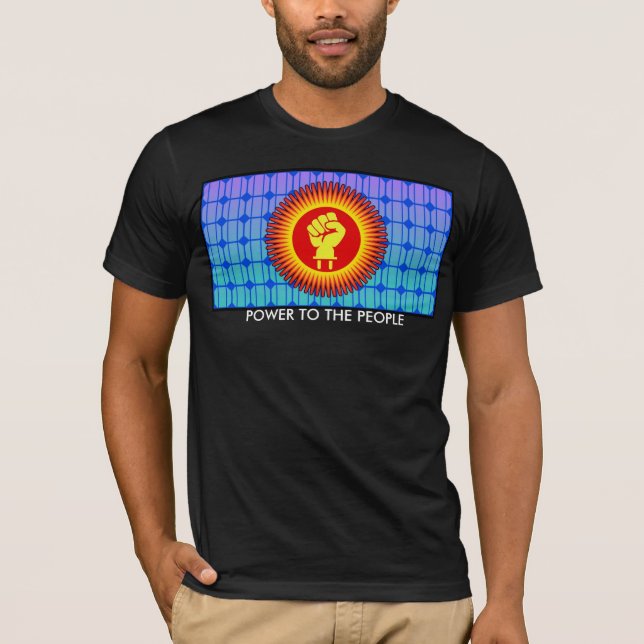 Énergie solaire aux personnes - T-shirt (Devant)