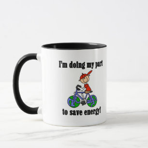 Energie Sparen Umwelt T-Shirts und Geschenke Tasse