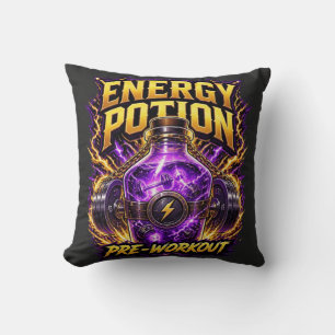 Energie-Trank Vor dem Training Gaming Fitness Graf Kissen