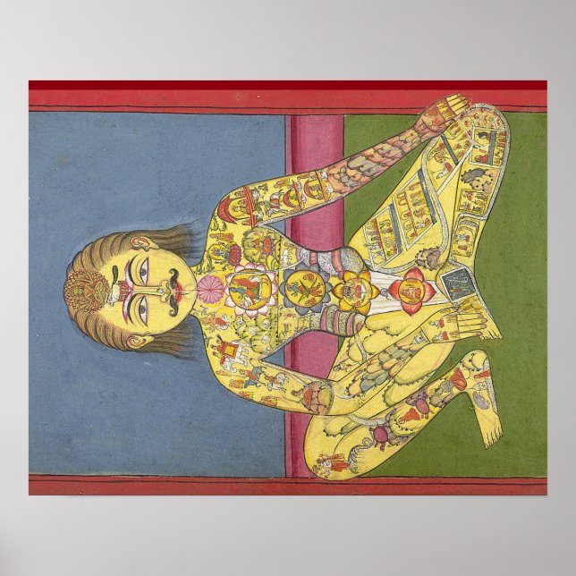 Energie-Yoga-Poster Poster (Vorne)