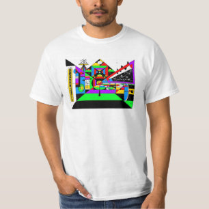 Energiec$selbst-betrachtung Gerät gefärbt T-Shirt