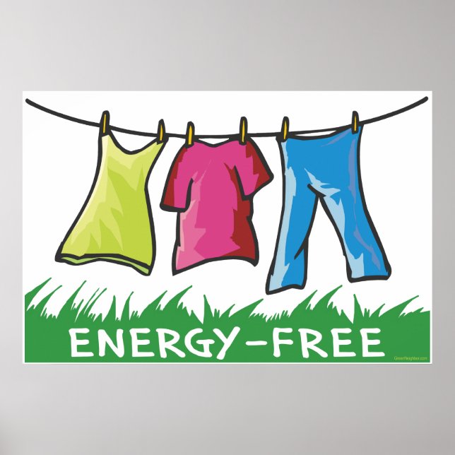 Energiefrei Poster (Vorne)