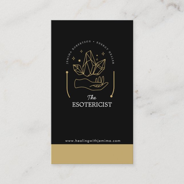 Energiereshaler/ Intuitiv/ Reiki/ Tarot/ Esoterie  Visitenkarte (Vorderseite)