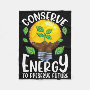 Energiesparlampen erhalten Grüne Umwelt Fleecedecke