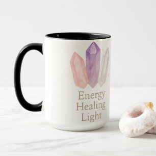 Energiesteine und innere Glow Tasse