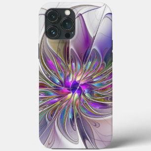 Energische, farbenfrohe abstrakte fraktale Blumenk Case-Mate iPhone Hülle