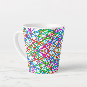 Energische Geometrische Abstrakte Kunst Milchtasse