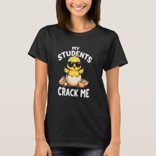 Energischer Lehrer Meine Schüler machen sich über T-Shirt