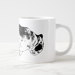Energischer Spaziergang Jumbo-Tasse
