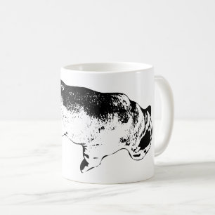 Energischer Spaziergang Kaffeetasse