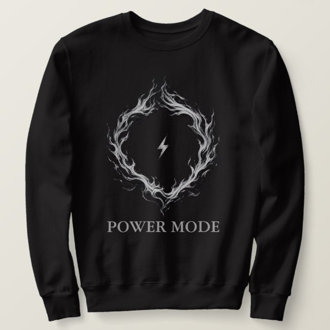 Energy Circle Hoodie – Anpassbarer Text (Design vorne)