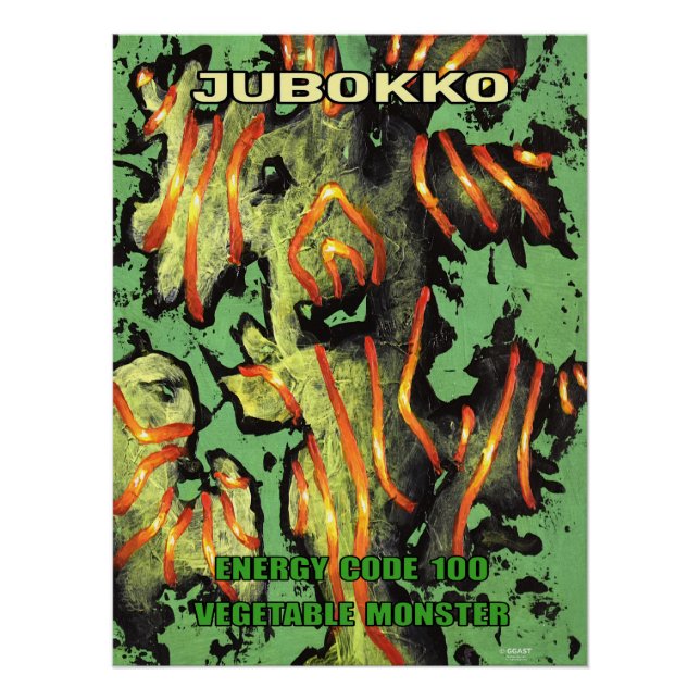 Energy Code 100 – Monster Gemüse "Jubokko"  Poster (Vorderseite)